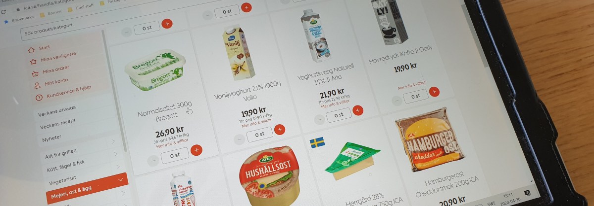 Viruskris och livsmedelsförpackningar